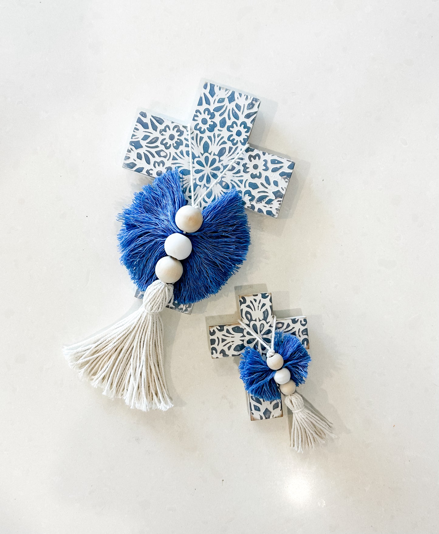 Pheeta Wall Cross Blue - Mini