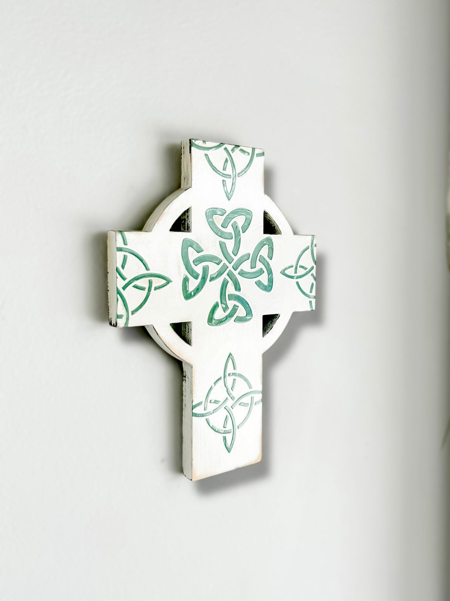 Gift for Irish friends, Irish cross, Celtic cross, Saint Patrick's Day cross, gift for friends in Ireland, St Paddy's day gift, Celtic knot decor, Irish style decor, for lovers of river dance, for lovers of all things Irish, for lovers of Ireland.