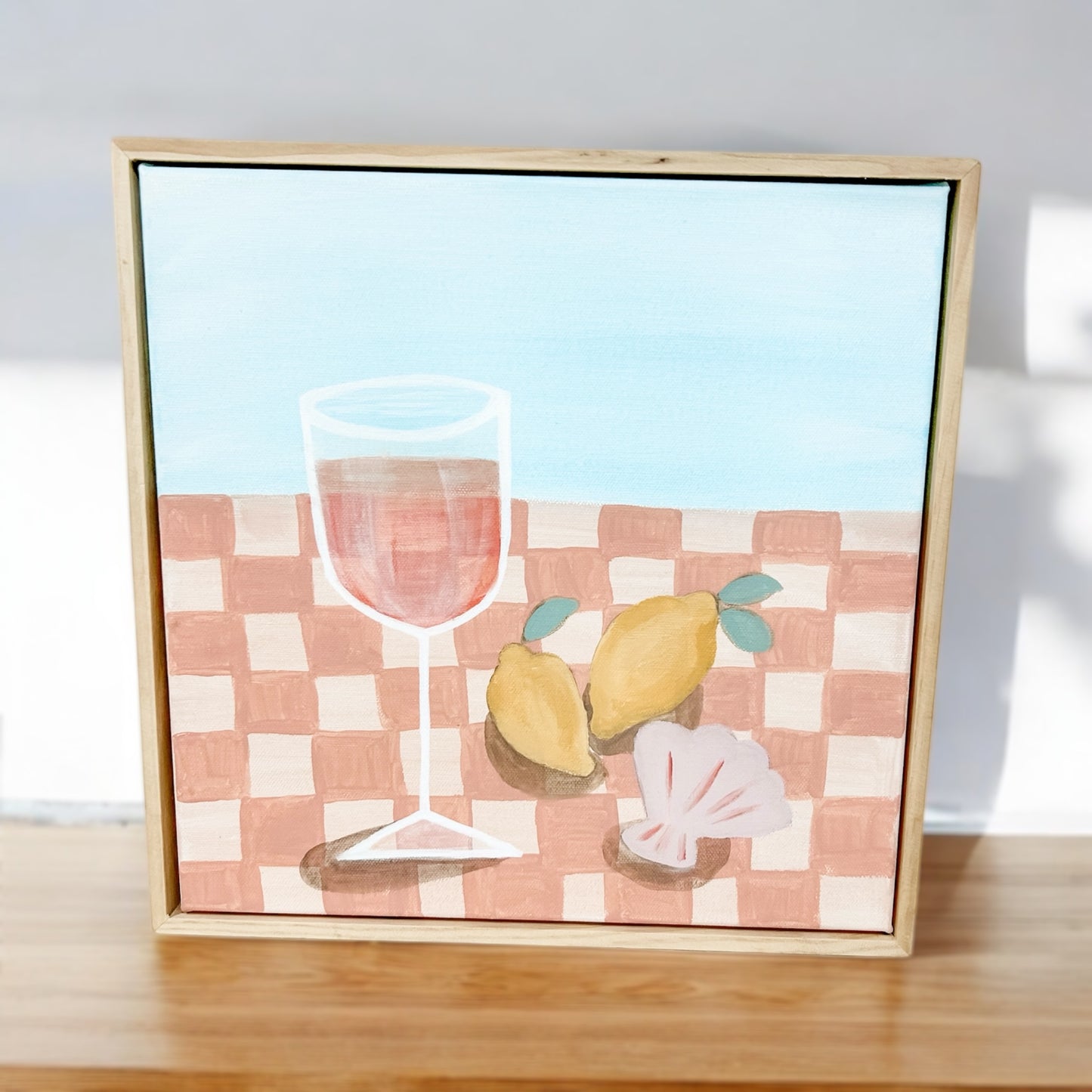 ‘Lunch at Villa Nura’ - Framed Original