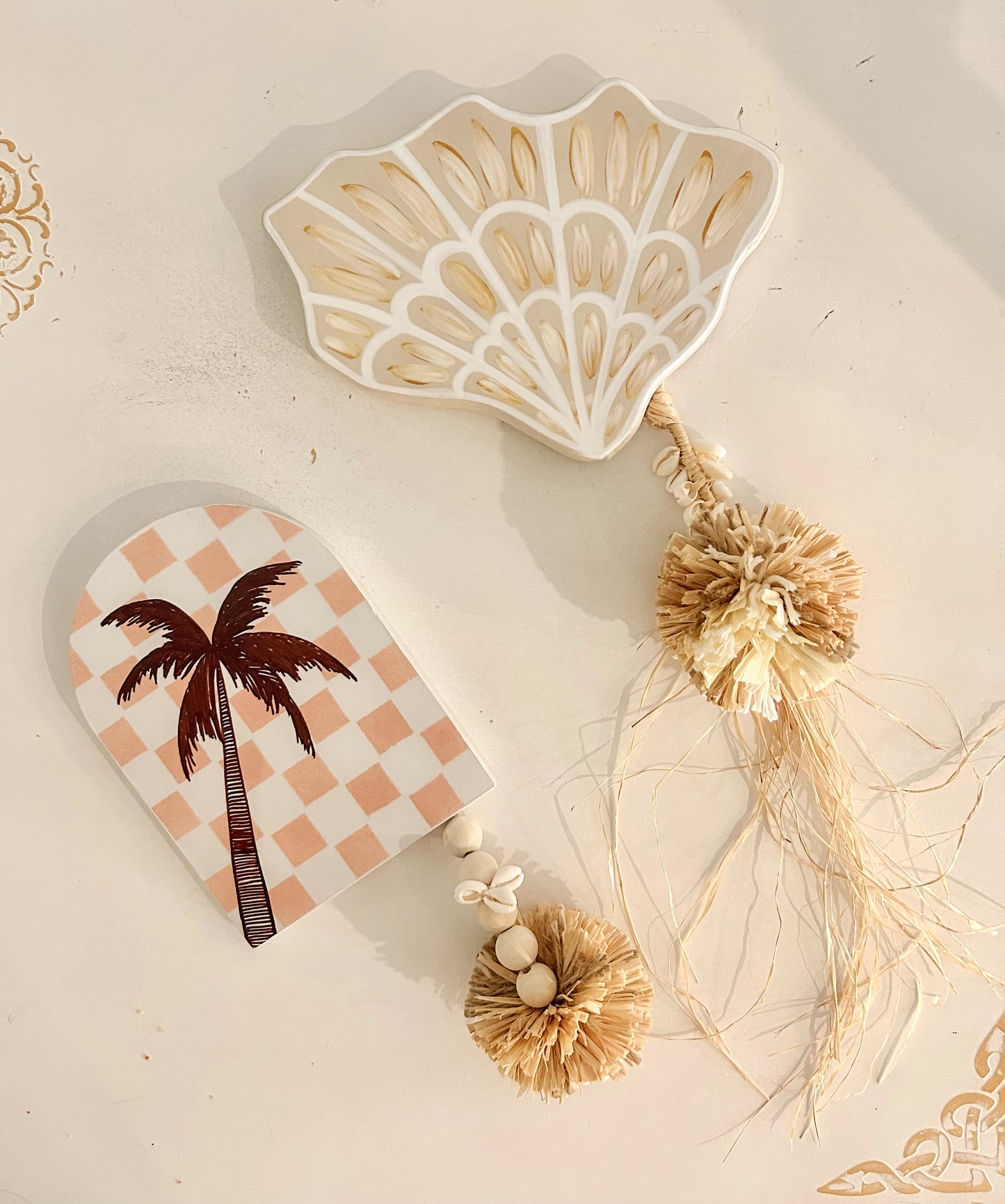 Island Home Arch Wall Tile - Blush