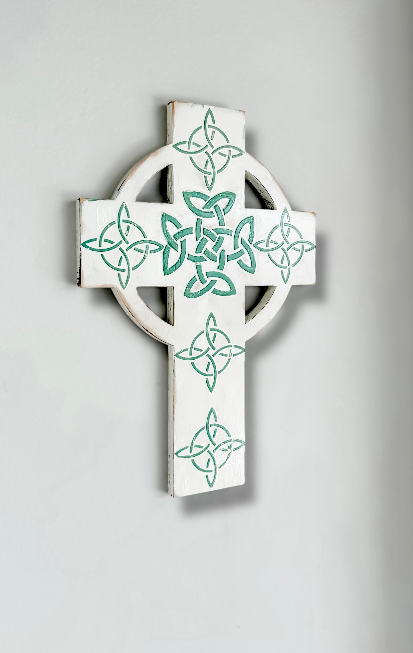 Gift for Irish friends, Irish cross, Celtic cross, Saint Patrick's Day cross, gift for friends in Ireland, St Paddy's day gift, Celtic knot decor, Irish style decor, for lovers of river dance, for lovers of all things Irish, for lovers of Ireland.