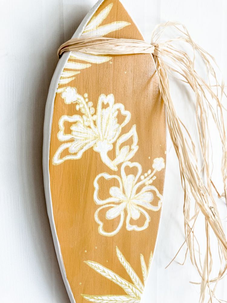 Gift for someone who loves surfing. gift for someone who loves the ocean. Little boy's room decor. Little girl's room decor idea. For lovers of the ocean. Hibiscus flower surfboard wall art.