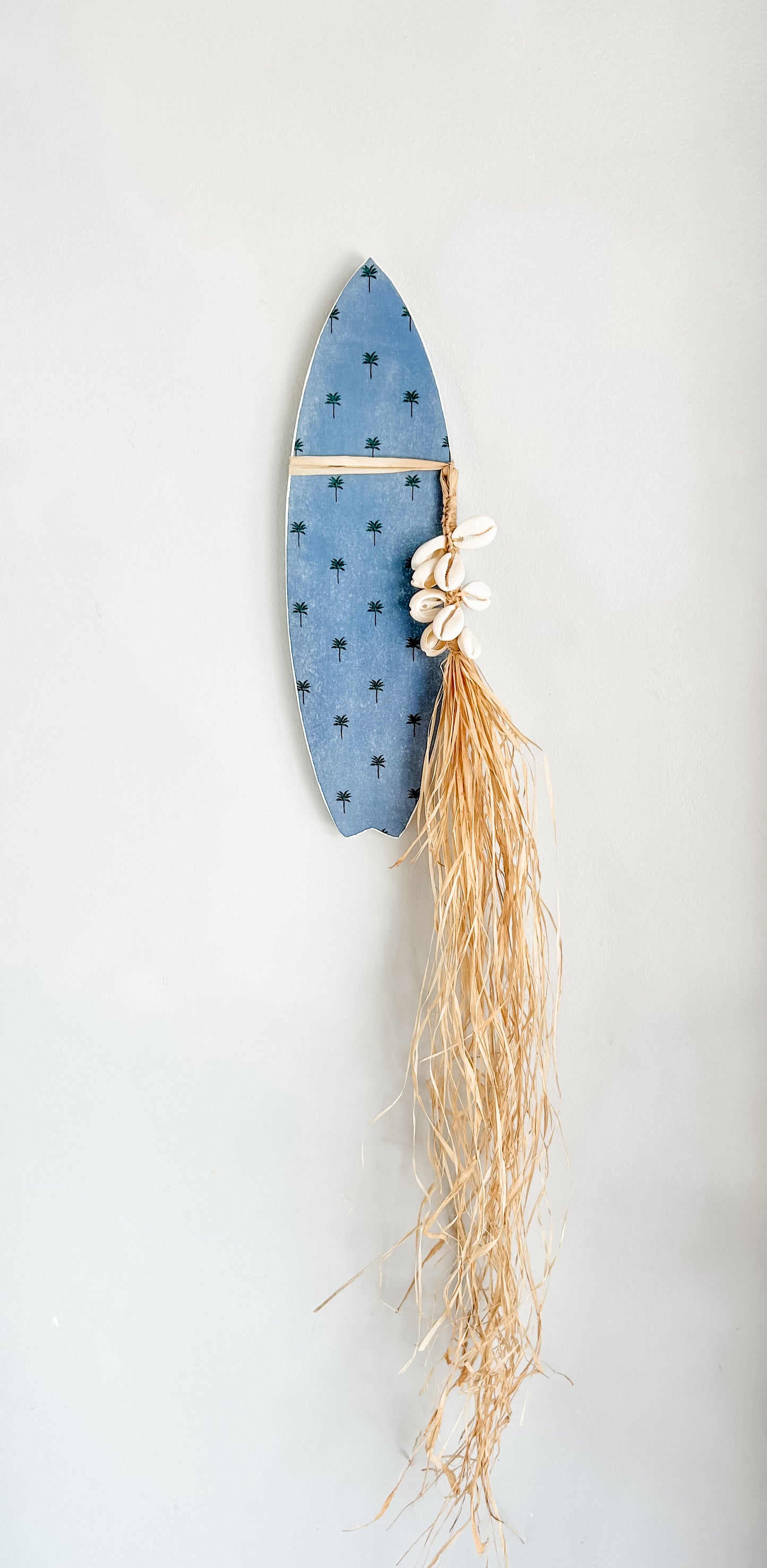 Boho Wave Rider Wall Tile - Blue