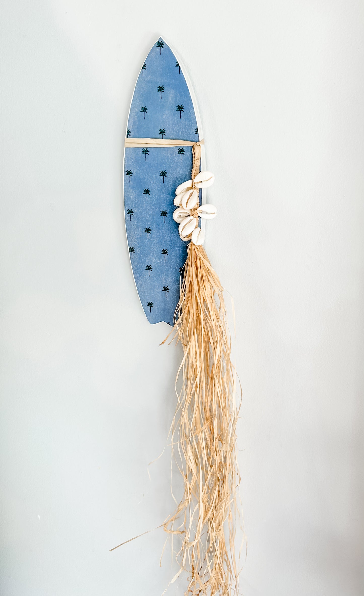Boho Wave Rider Wall Tile - Blue